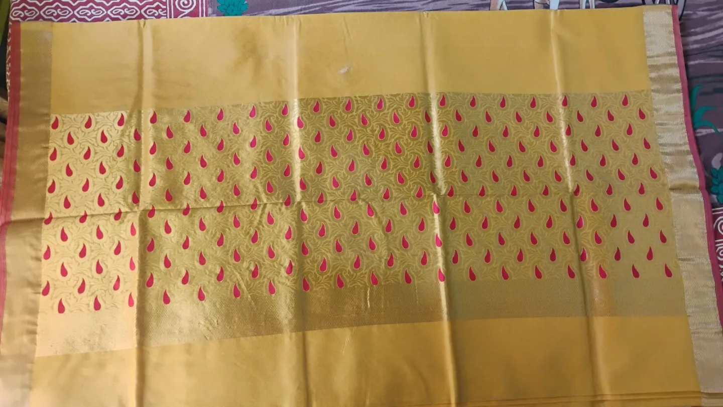 Pure Cotton Silk Saree with Real Zari Work