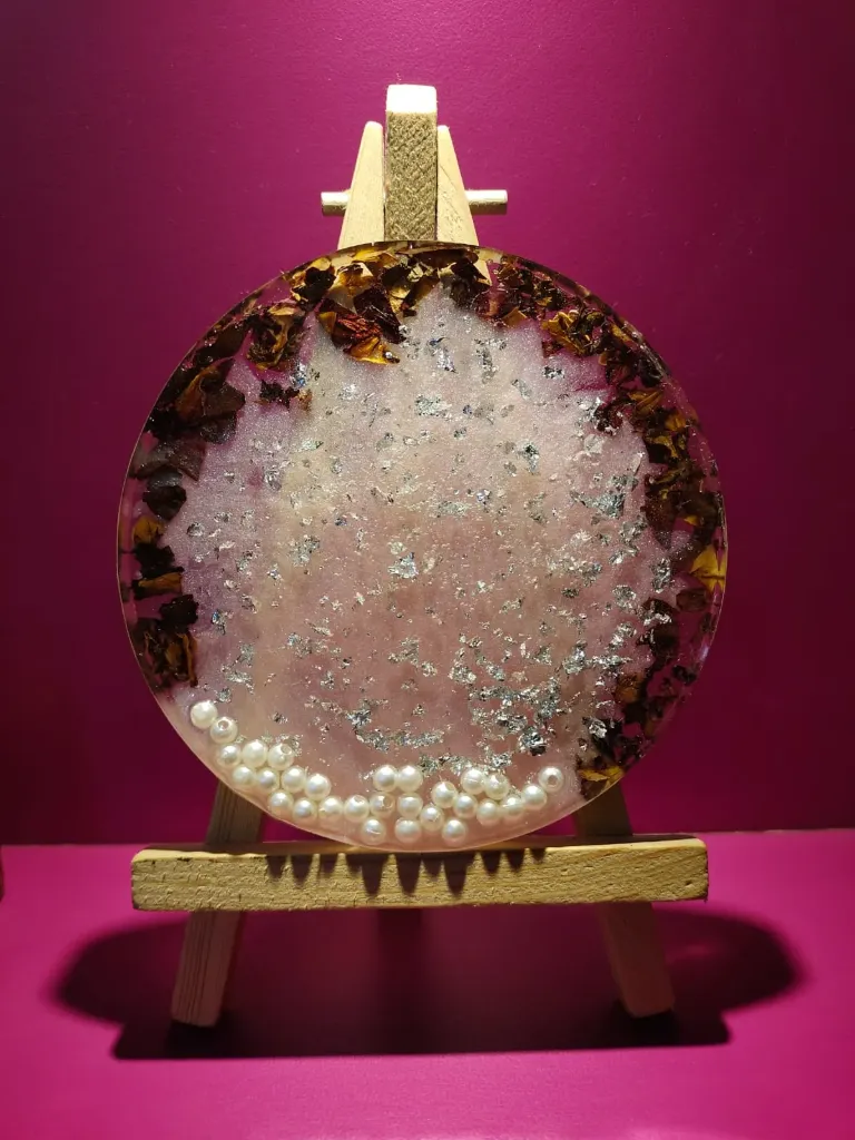 floral pearl spring coaster